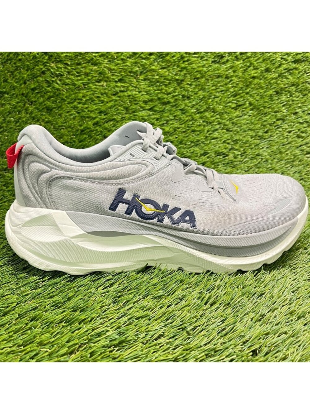 Hoka One One Gaviota 6 Mens Size 10.5EE Gray Athletic Running Shoes Sneakers